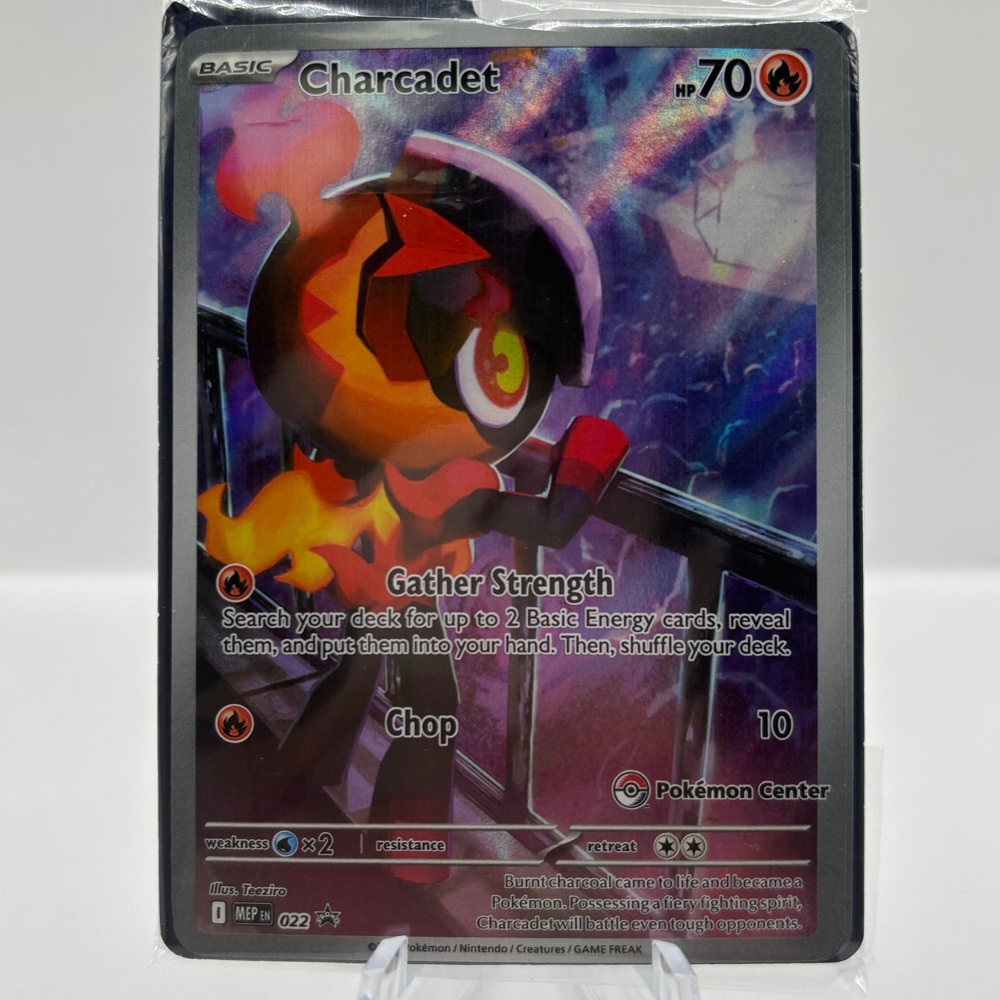 Charcadet - 022 (Pokemon Center Exclusive) - Mega Evolution PR Single Card