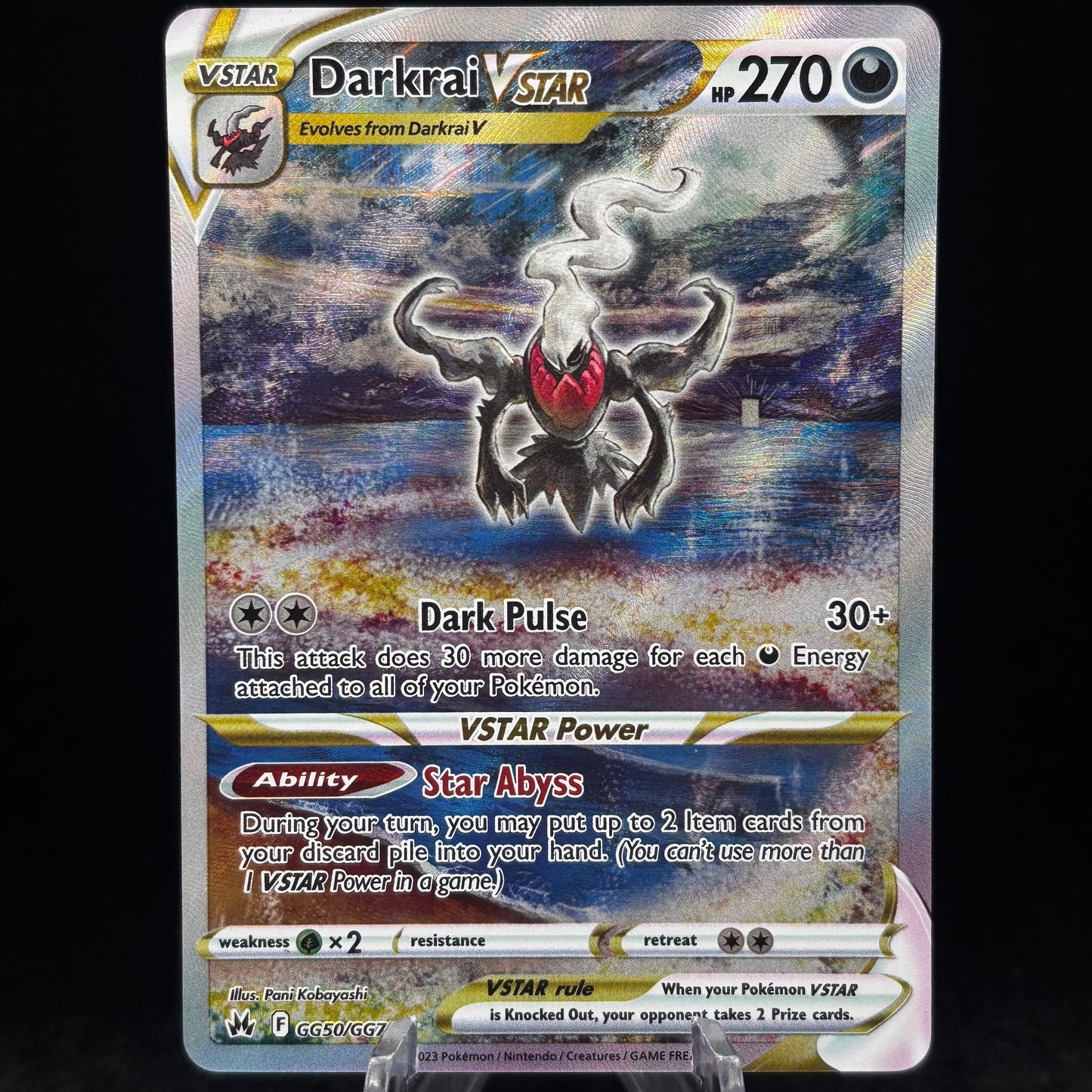 Darkrai VSTAR - SWSH: Crown Zenith: Galarian Gallery Single Card