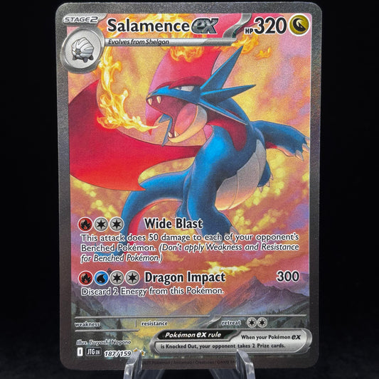 Salamence ex - 187/159 - SV09: Journey Together Single Card