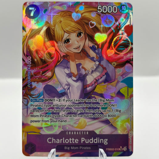 Charlotte Pudding - PRB02-010 (Alternate Art) - Premium Booster -The Best- Vol. 2 single card