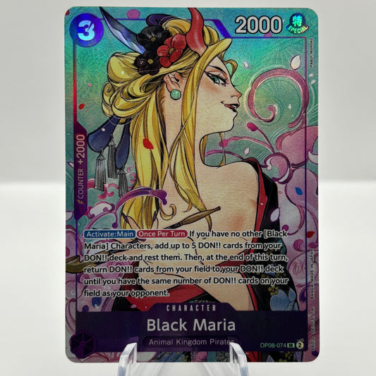 Black Maria (Illustration Box Vol.2) - One Piece PR single card