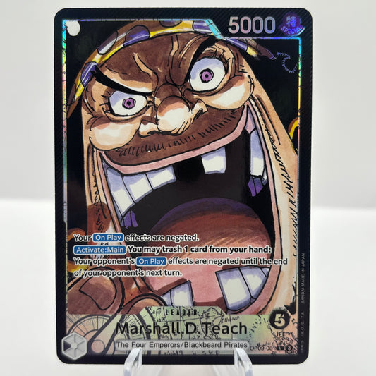 Marshall.D.Teach (081) (Parallel) - Emperors in the New World single card