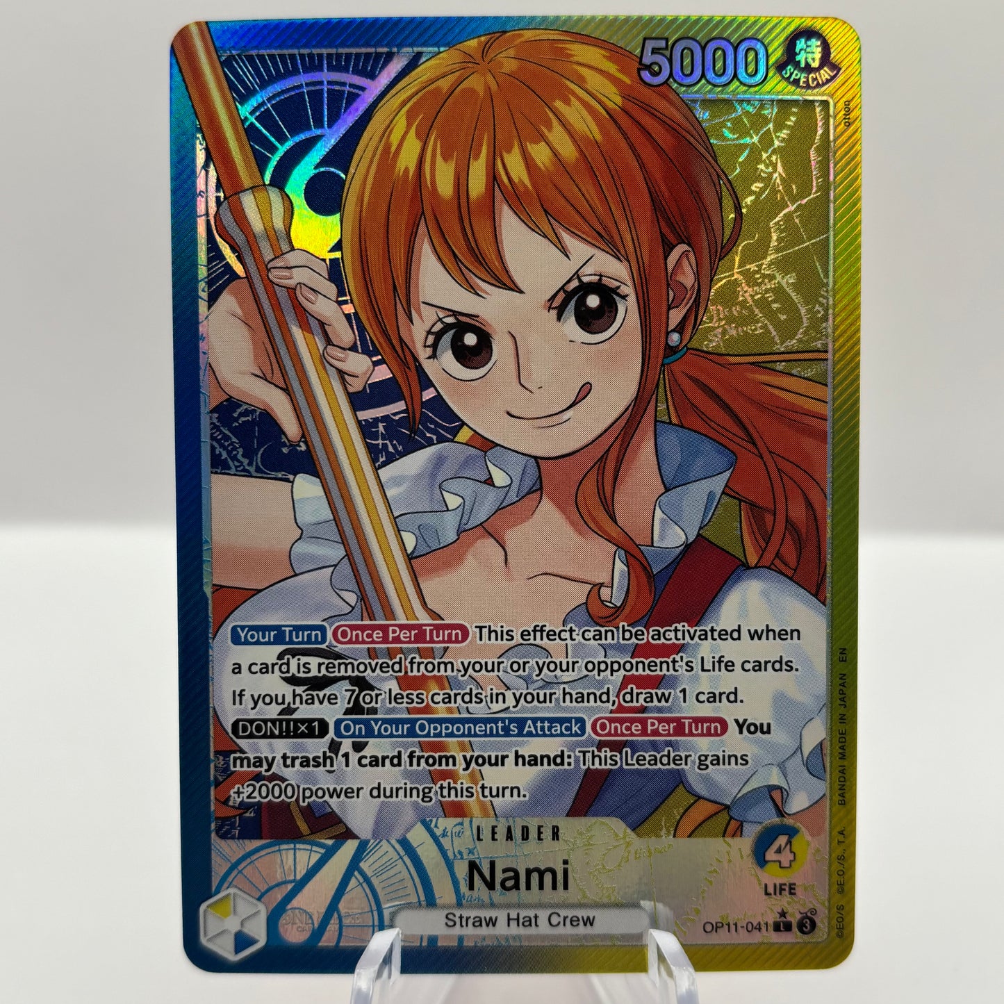 Nami (041) (Alternate Art) - A Fist of Divine Speed  single card