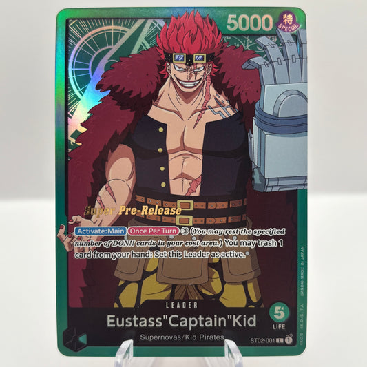 Eustass"Captain"Kid (001) - Super Pre-Release Starter Deck 2: Worst Generation single card
