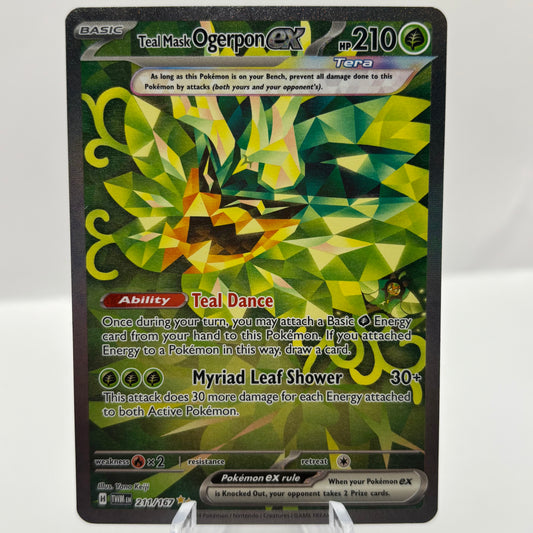 Teal Mask Ogerpon ex - 211/167 - SV06: Twilight Masquerade single card