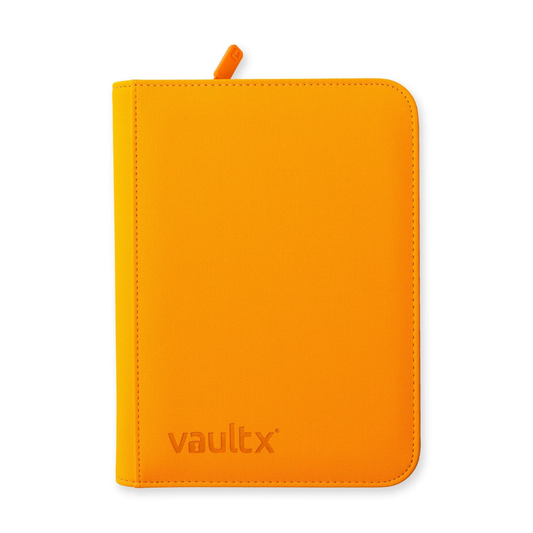 Vault X 4 Pocket Exo-Tec Binder Neon Orange
