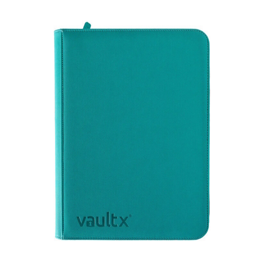 Vault X 9-Pocket Exo-Tec® Zip Binder Ocean Blue