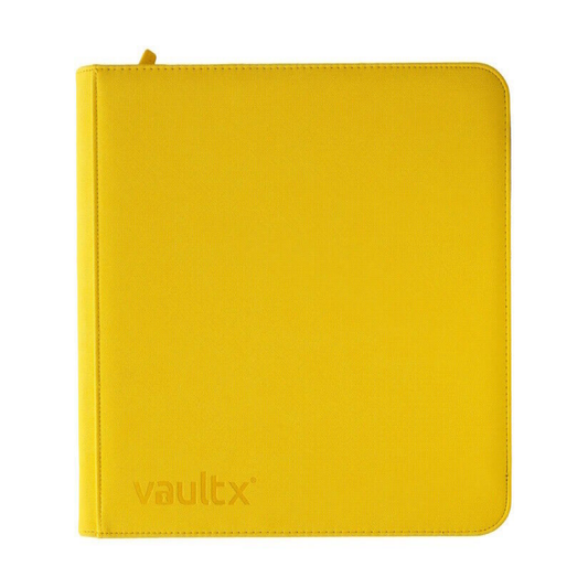 Vault X 12-Pocket Exo-Tec® Zip Binder Sunrise Yellow