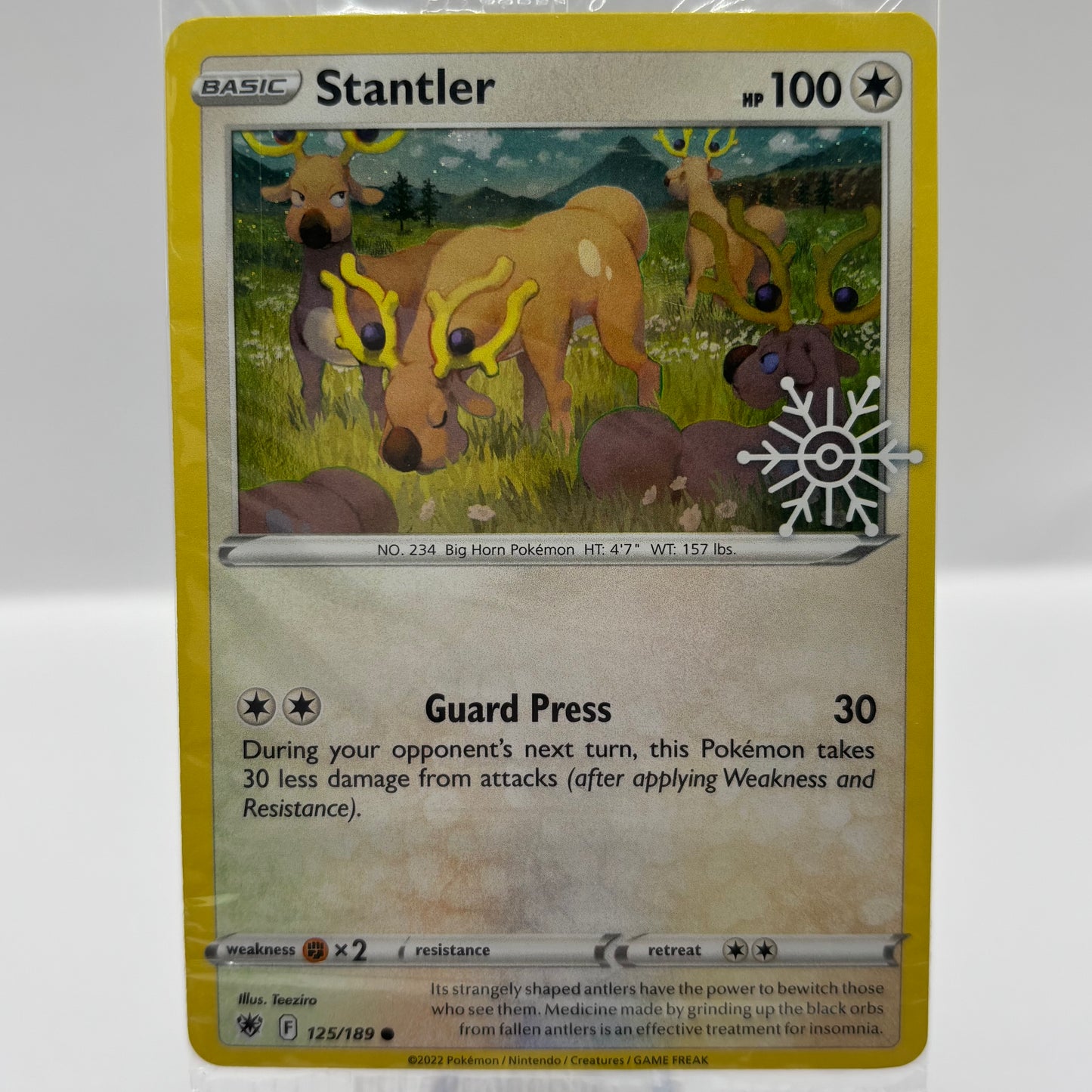Stantler - 125/189 (Holiday Calendar Sealed PR) single card