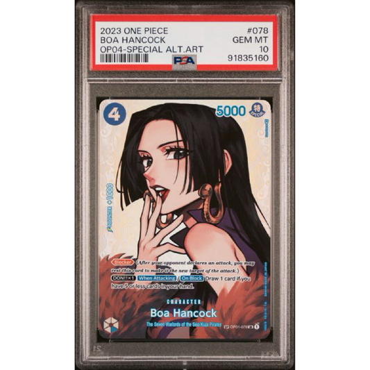 2023 ONE PIECE OP04-KINGDOMS OF INTRIGUE #078 BOA HANCOCK SPECIAL ALTERNATE ART
