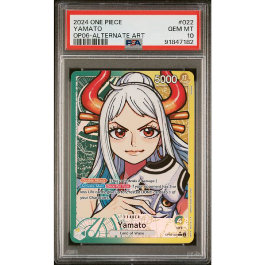 2024 ONE PIECE OP06-WINGS OF THE CAPTAIN #022 YAMATO ALTERNATE ART