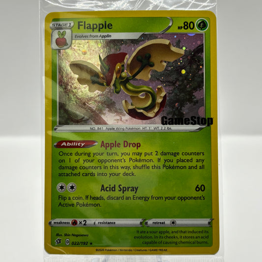 Flapple - 022/192 (Gamestop Exclusive) single card