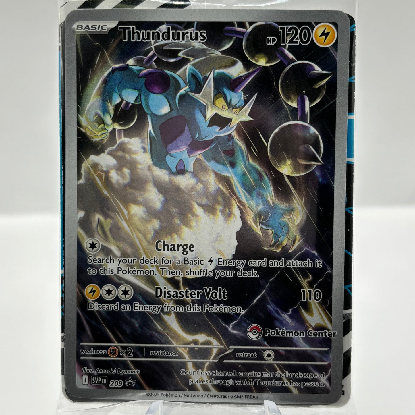 Thundurus - 209 (Pokemon Center Exclusive) - SV: Scarlet & Violet PR single card