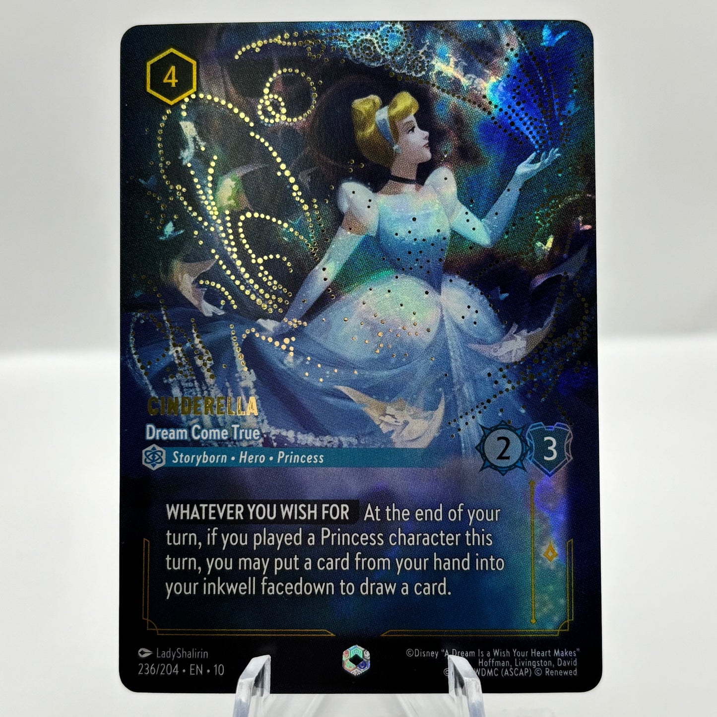 Cinderella - Dream Come True (Enchanted) - Whispers in the Well (10) single card