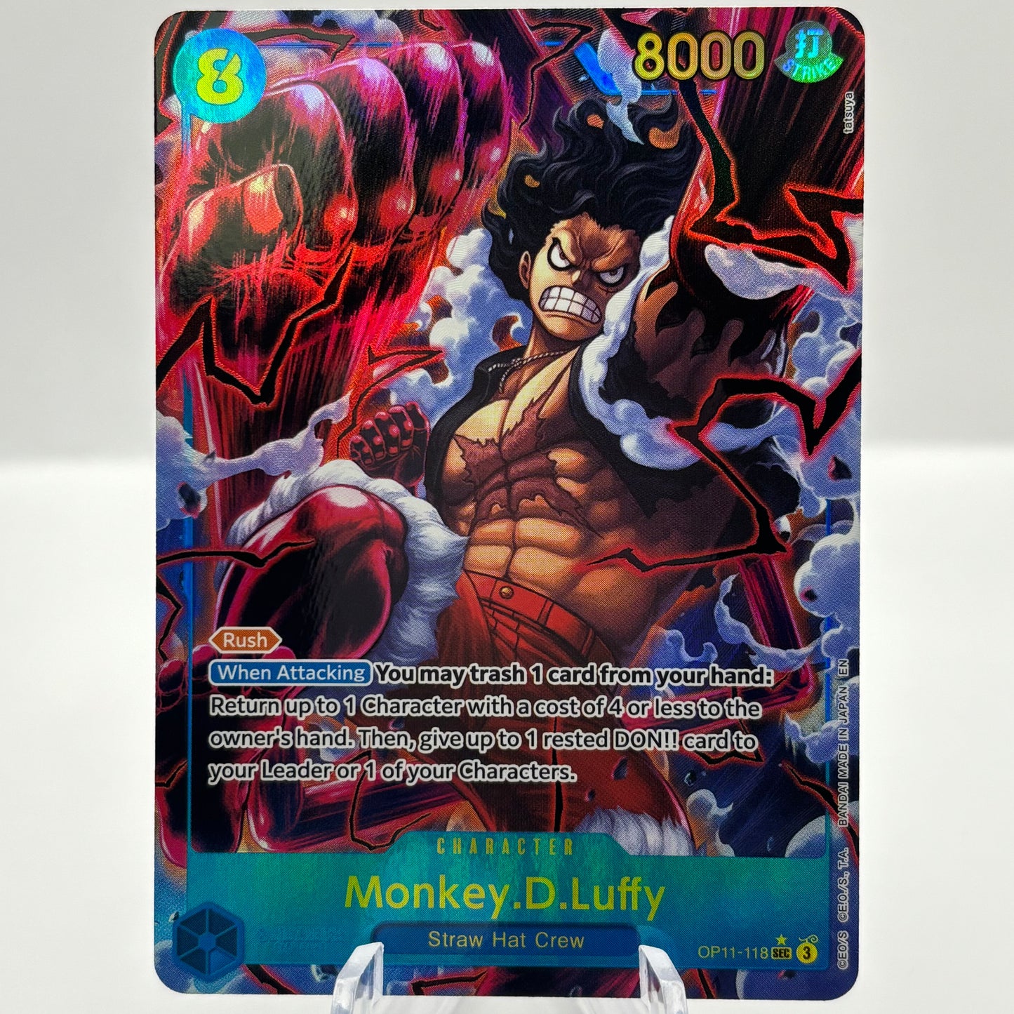 Monkey.D.Luffy (118) (Alternate Art) - A Fist of Divine Speed single card
