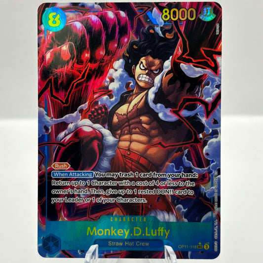 Monkey.D.Luffy (118) (Alternate Art) - A Fist of Divine Speed single card