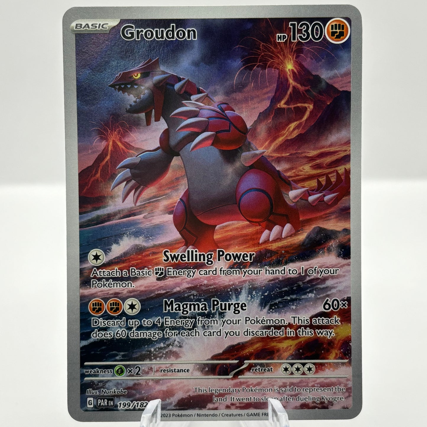 Groudon - 199/182 - SV04: Paradox Rift single card