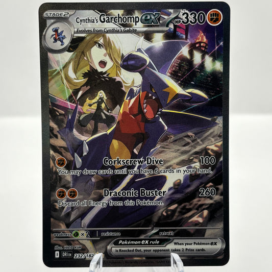 Cynthia's Garchomp ex - 232/182 - SV10: Destined Rivals single card