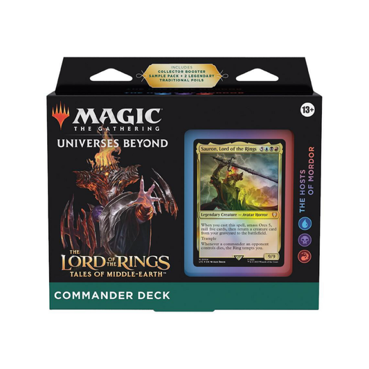 Magic The Gathering: Universes Beyond Lord Of The Rings Tales Of The Middle Earth The Host Of Mordor Commander Deck