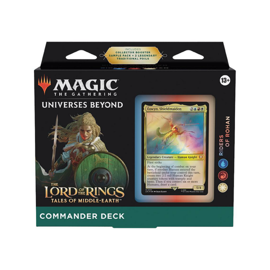 Magic The Gathering: Universes Beyond Lord Of The Rings Tales Of The Middle Earth Riders of Rohan Commander Deck