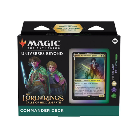 Magic The Gathering: Universes Beyond Lord Of The Rings Tales Of The Middle Earth Food & Fellowship Commander Deck