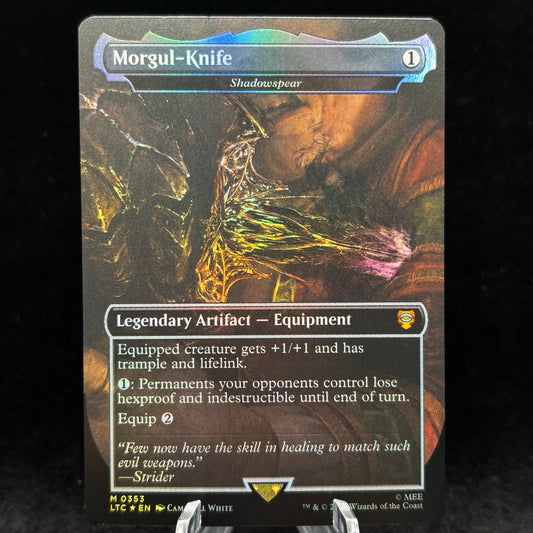 Morgul-Knife - Shadowspear (Borderless) - Commander: The Lord of the Rings: Tales of Middle-earth Single Card