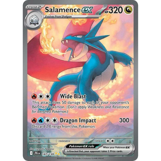 Salamence ex - 187/159 - SV09: Journey Together