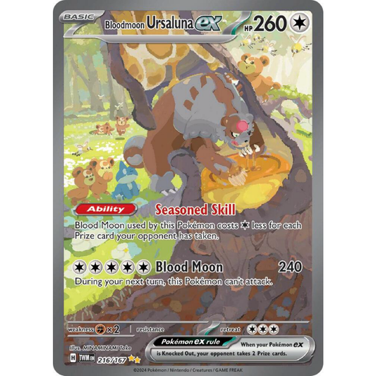Bloodmoon Ursaluna ex - 216/167 - SV06: Twilight Masquerade