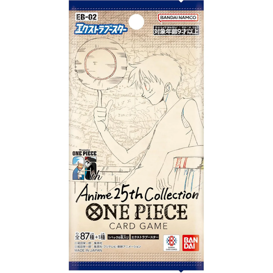 ONE PIECE CARD GAME - EB02 Anime 25th collection - Japanese Booster Pack