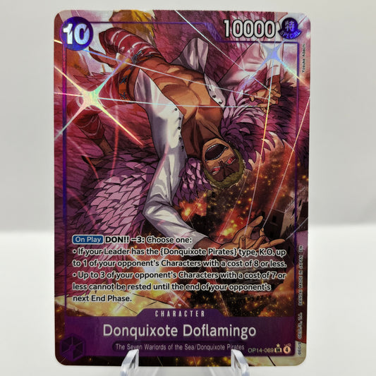 Donquixote Doflamingo - OP14-069 (Alternate Art) - The Azure  Sea's Seven  single card