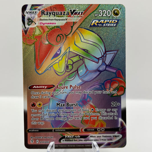 Rayquaza VMAX (Secret) - SWSH07: Evolving Skies single card