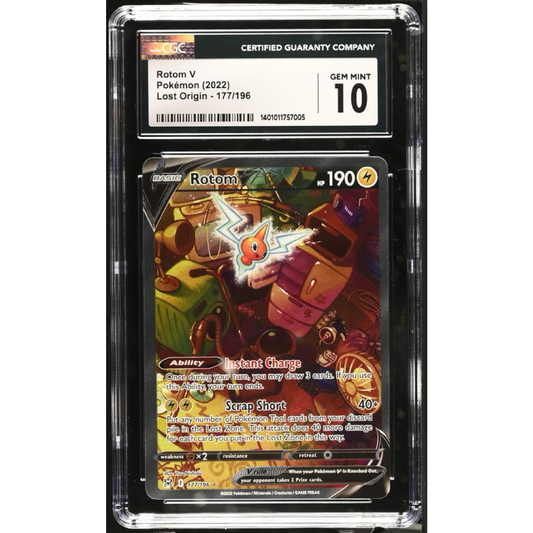 Rotom V Lost Origin 177/196 - CGC GEM MINT 10