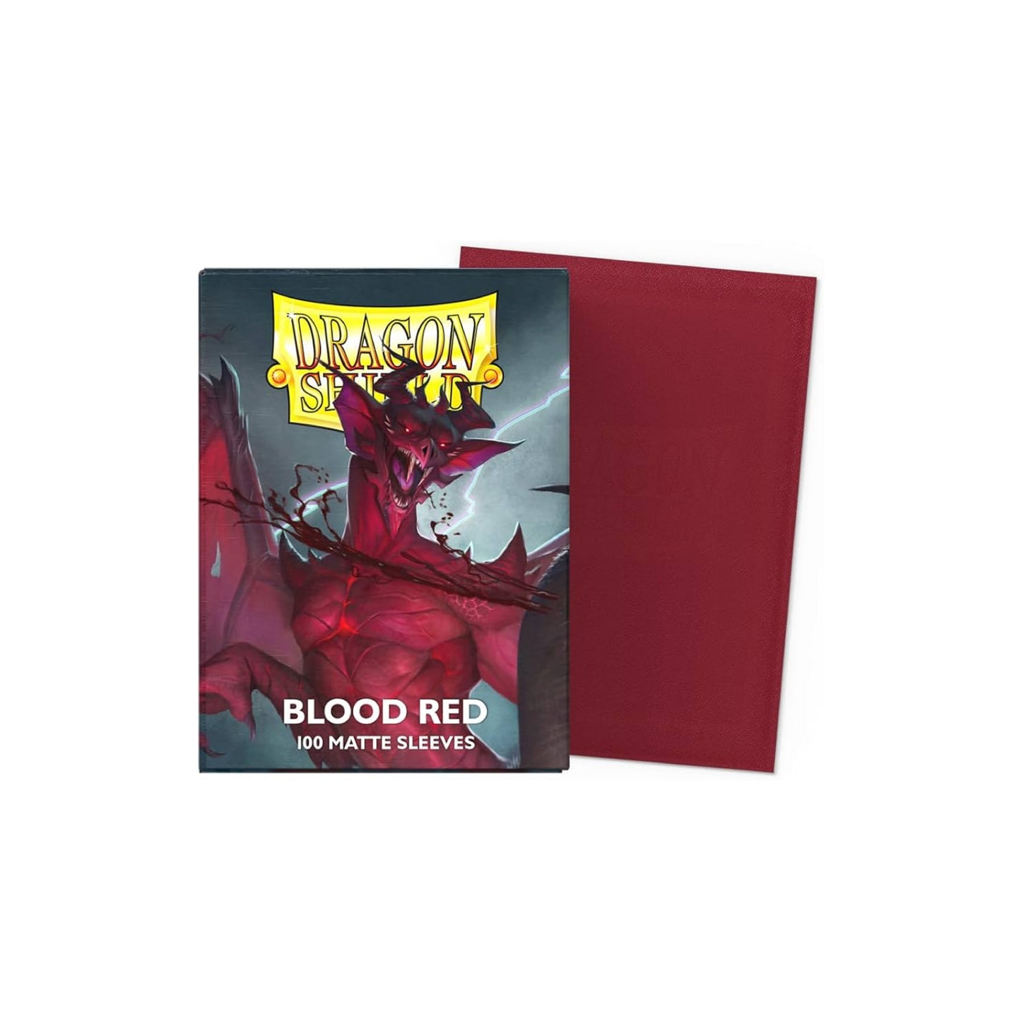 Dragon Shield Blood Red Matte Sleeves