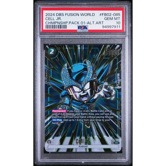 PSA 10 2024 DBS Fusion World Cell Jr Championship Pack 01 Alt Art FB02-085