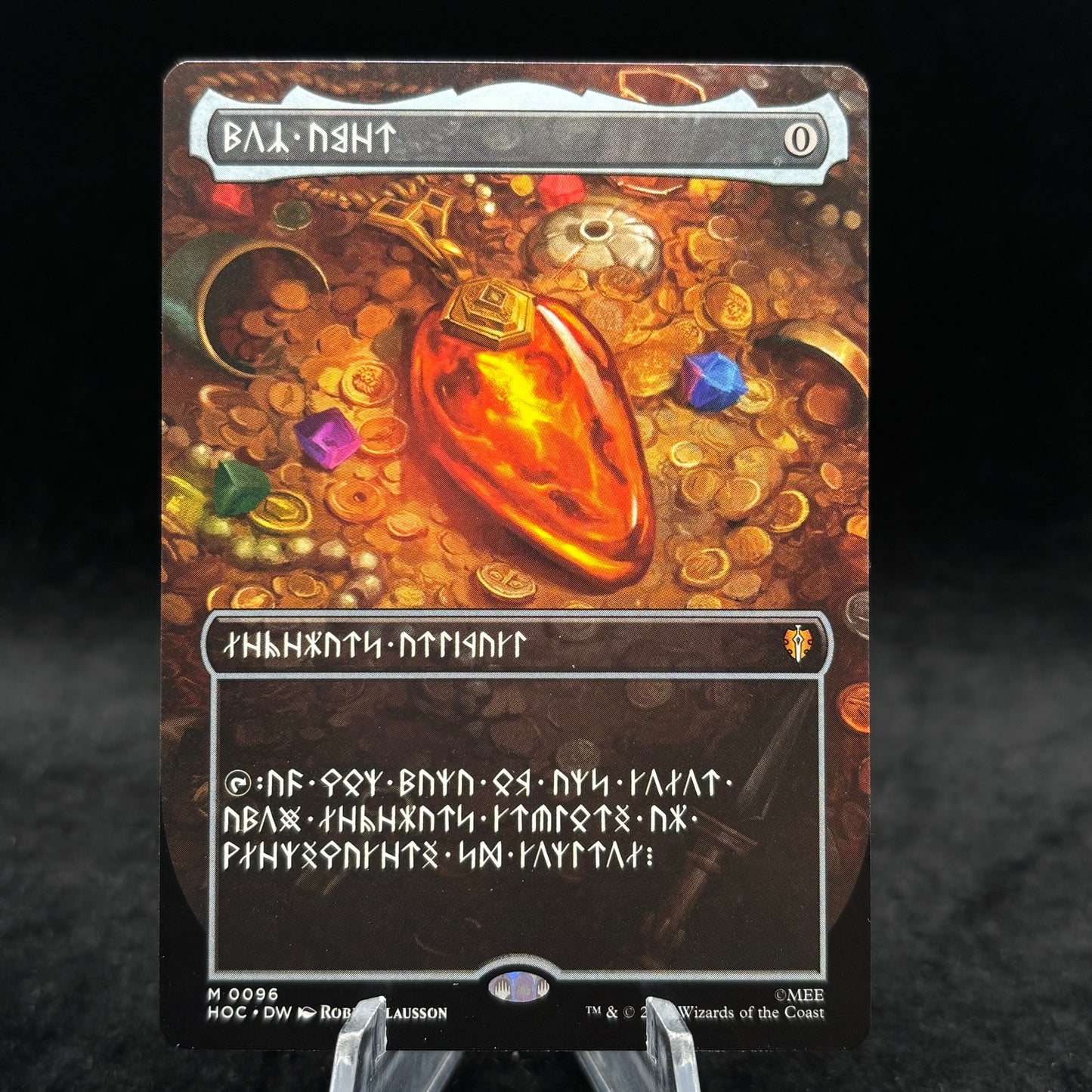 Mox Amber (Borderless) (Dwarvish) - The Hobbit: Eternal-Legal Single Card