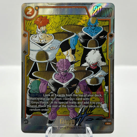 Ginyu - FB01-108 (Alternate Art) - Manga Booster 02 (SB02) single card