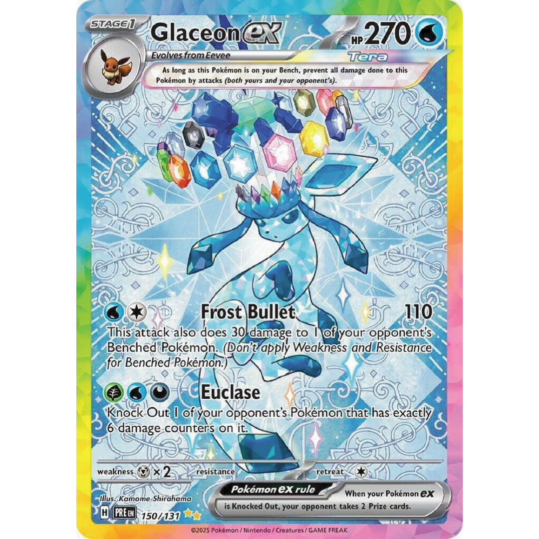 Glaceon ex - 150/131 - SV: Prismatic Evolutions (PRE)
