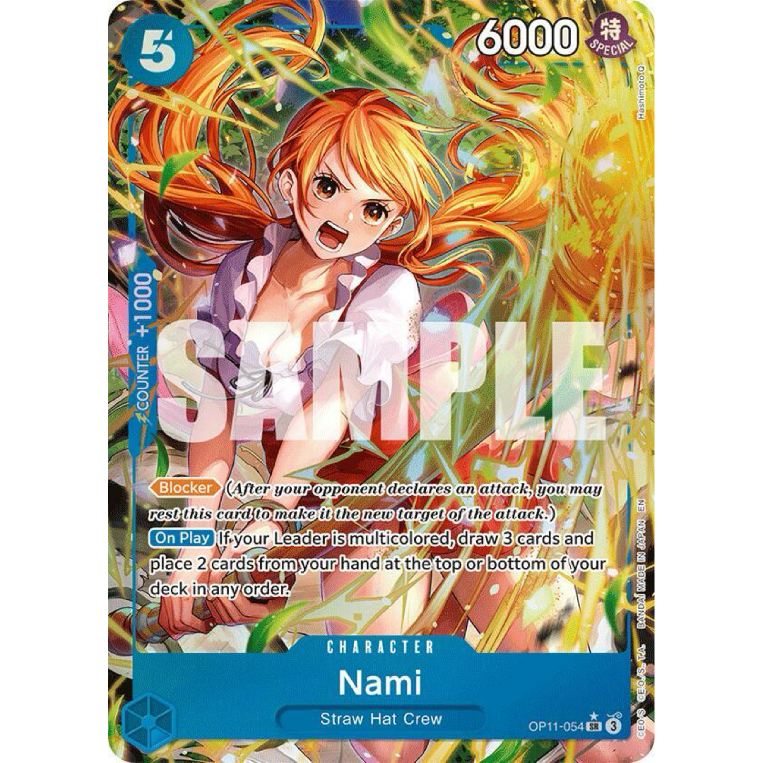 Nami (054) (Alternate Art) - A Fist of Divine Speed (OP11)
