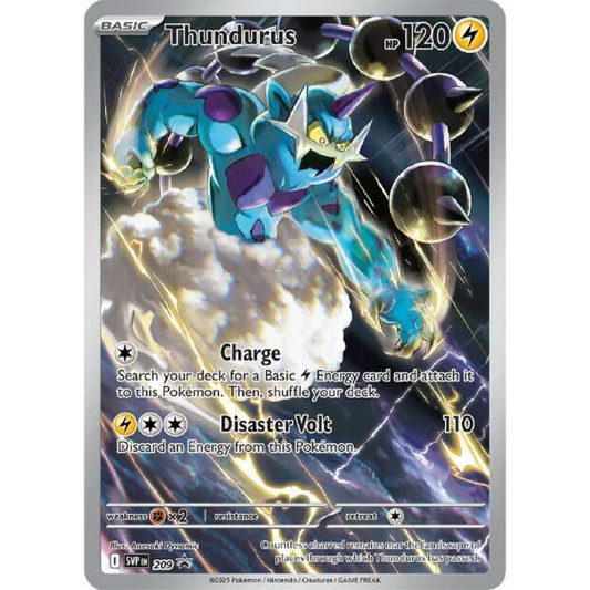 Thundurus - 209 (Pokemon Center Exclusive) - SV: Scarlet & Violet Promo Cards