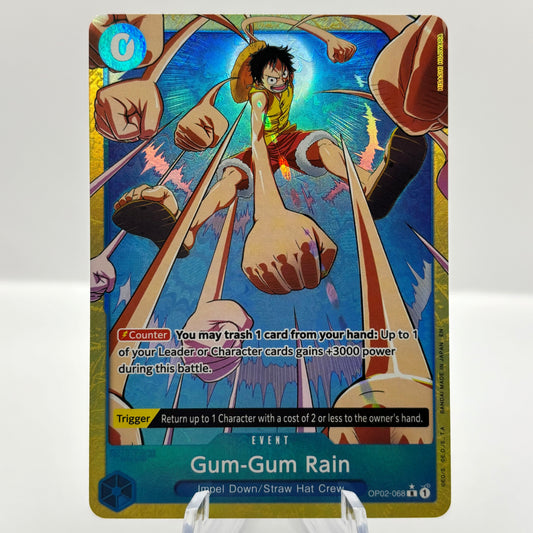 Gum-Gum Rain (Alternate Art) - Premium Booster -The Best- Vol. 2 Single Card