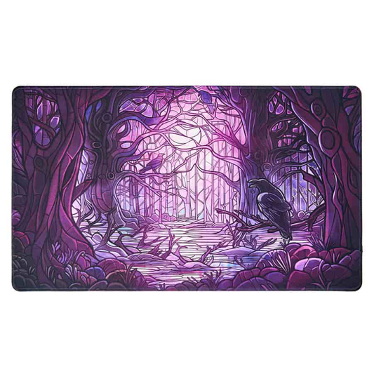 Arcane Fortress Standard Playmat Stained Glass 24” x 14”
