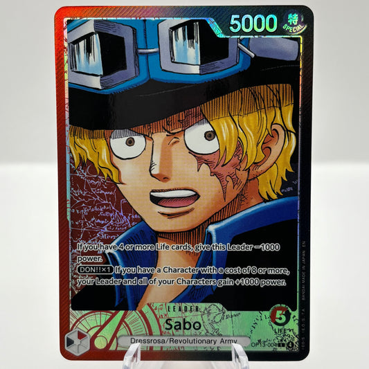 Sabo (004) (Alternate Art) - Carrying On His Will (OP13) Single Card