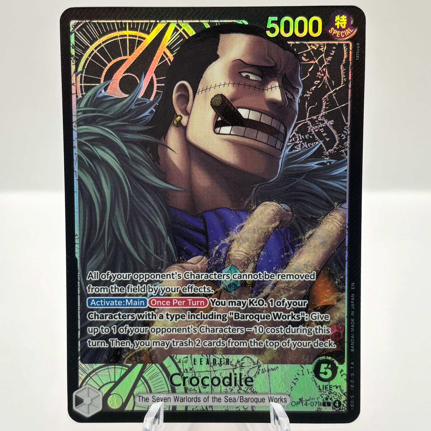 Crocodile - OP14-079 (Alternate Art) - The Azure Sea's Seven (OP14) Single Card