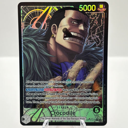 Crocodile - OP14-079 (Alternate Art) - The Azure Sea's Seven (OP14) Single Card