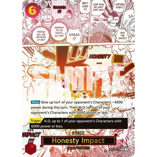 Honesty Impact (Alternate Art) - A Fist of Divine Speed (OP11)