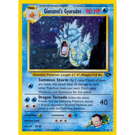 Giovanni's Gyarados - Gym Challenge (G2) Lightly Played