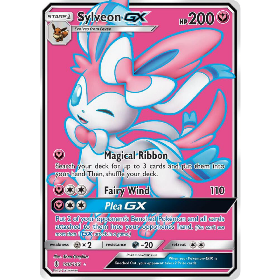 Sylveon GX (Full Art) - SM - Guardians Rising (SM02) Moderately Played