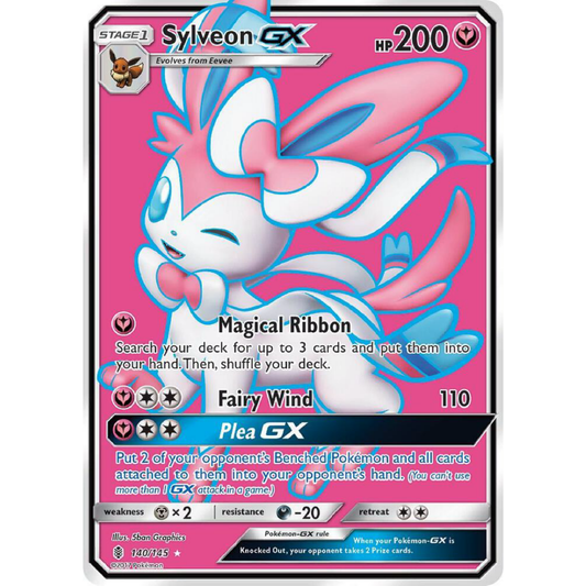 Sylveon GX (Full Art) - SM - Guardians Rising (SM02) Moderately Played