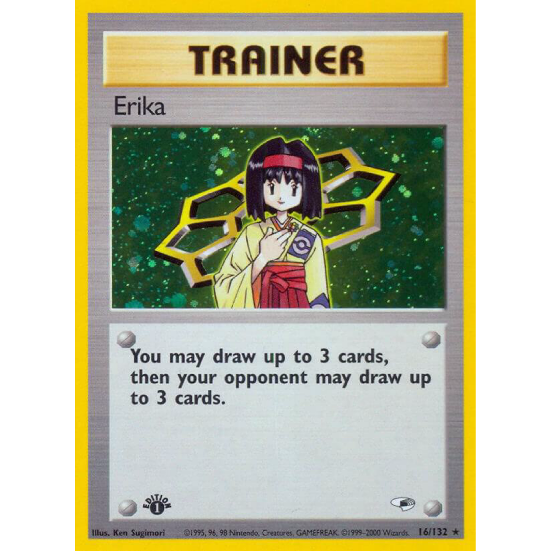 Erika (16) - Gym Heroes (G1) Lightly Played