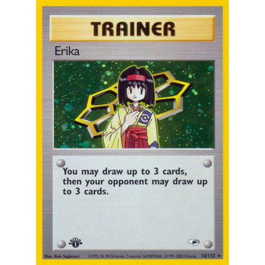 Erika (16) - Gym Heroes (G1) Lightly Played